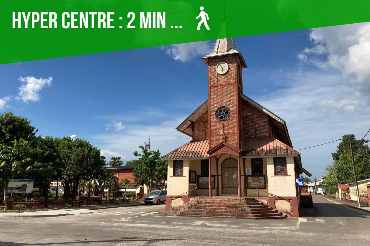 Le Carbet Du Centre-Ville - Clim-Centre-Ville-Wifi-Parking-Netflix Saint-Laurent du Maroni Zewnętrze zdjęcie